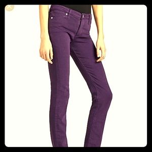 Lucky Brand Charlie Super Skinny Purple Jean